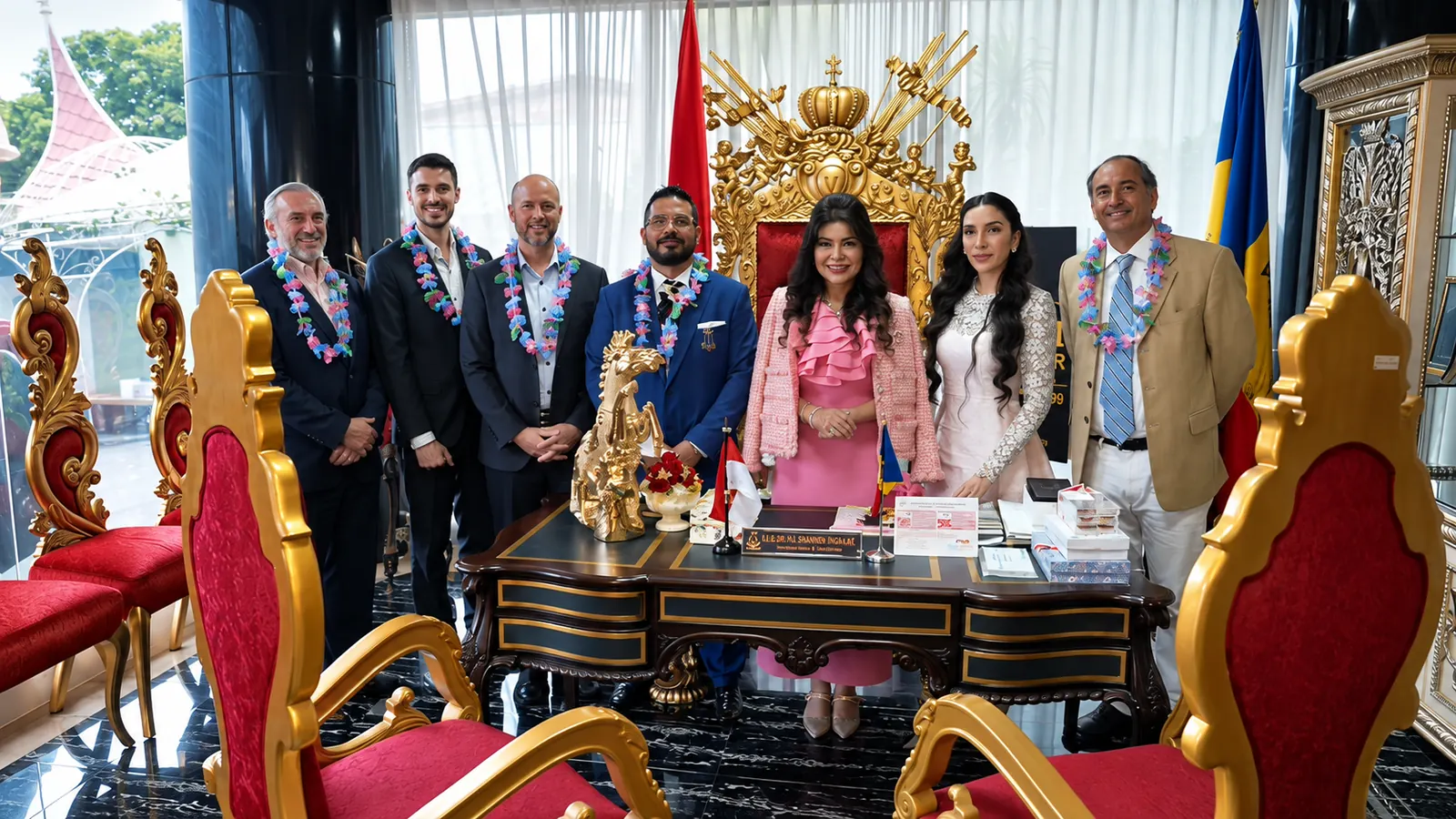 Executive office and guests inside Vinski Tower