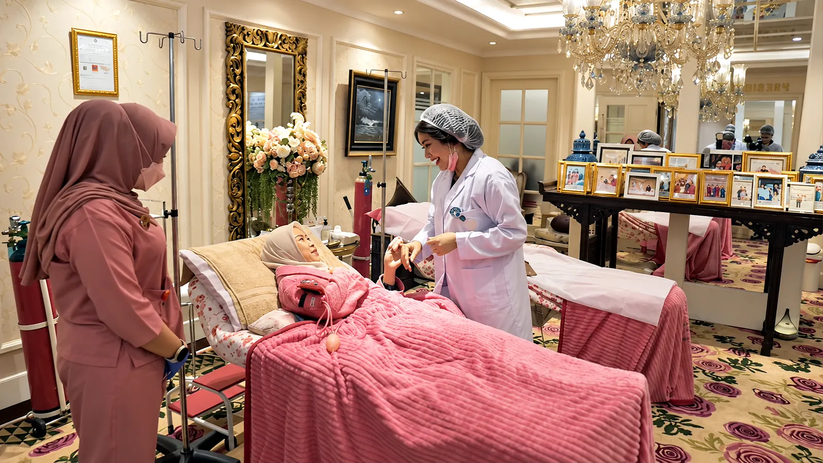 Real interior image of Vinski Tower healthcare spaces
