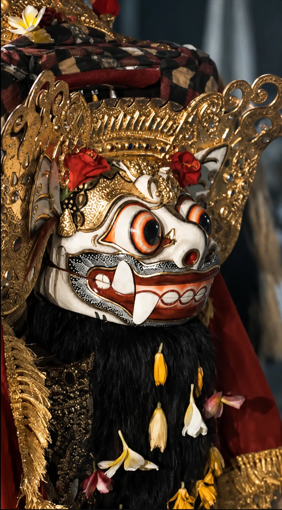 Traditional Balinese Barong at an international cultural gathering