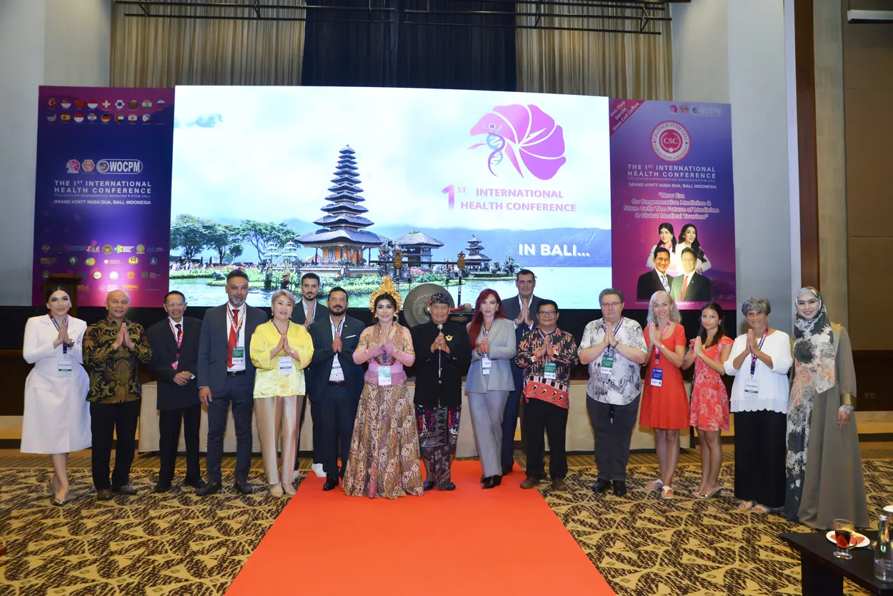 International delegation at the first International Health Conference in Bali