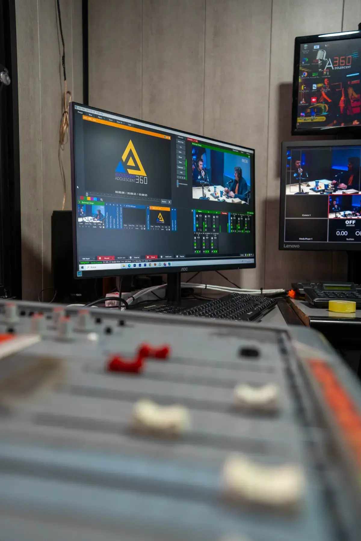 JRIS Productions live control room operating vMix