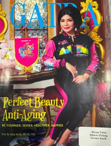 Gatra cover featuring Prof. Dr. Deby Vinski