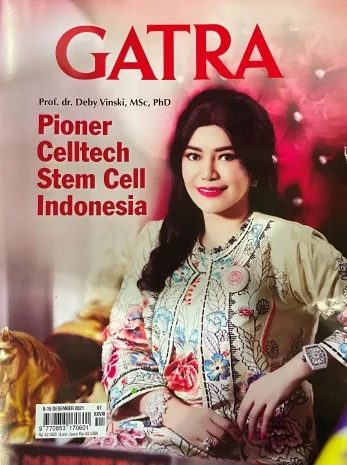 Gatra cover featuring Prof. Dr. Deby Vinski