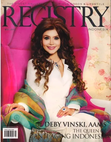 Registry Indonesia cover featuring Prof. Dr. Deby Vinski