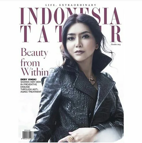 Indonesia Tatler cover featuring Prof. Dr. Deby Vinski