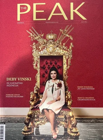 The Peak cover featuring Prof. Dr. Deby Vinski
